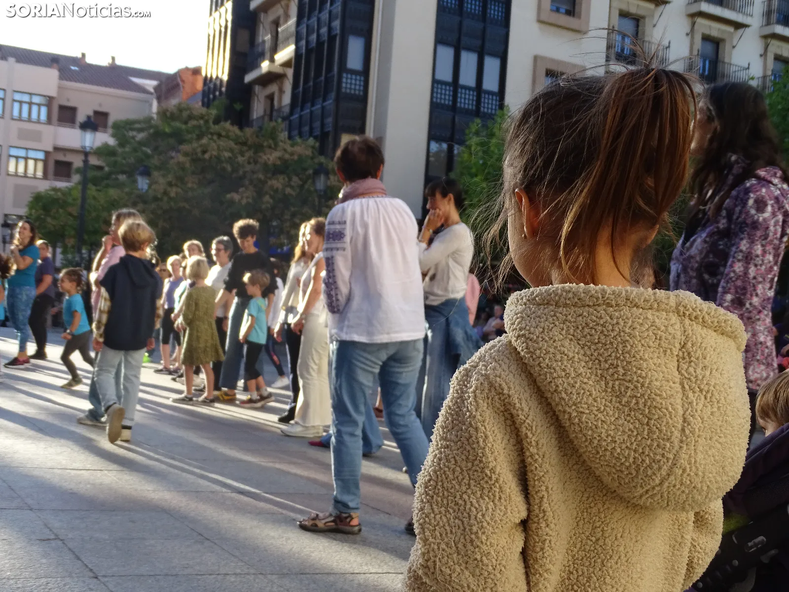 Una imagen de la master class hoy en la capital soriana. /PC