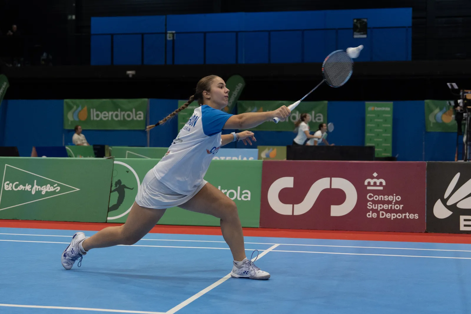 Foto 1 - Daniela Corch&oacute;n compite como cabeza de serie en el M&aacute;ster de Estella de b&aacute;dminton