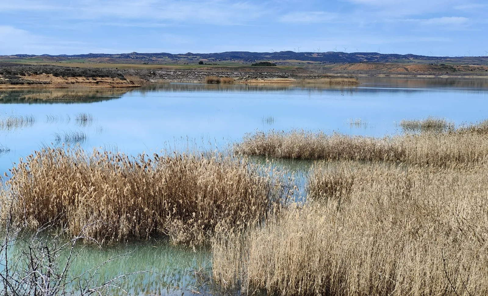 Estado del embalse de Monteagudo de las Vicarías en Soria