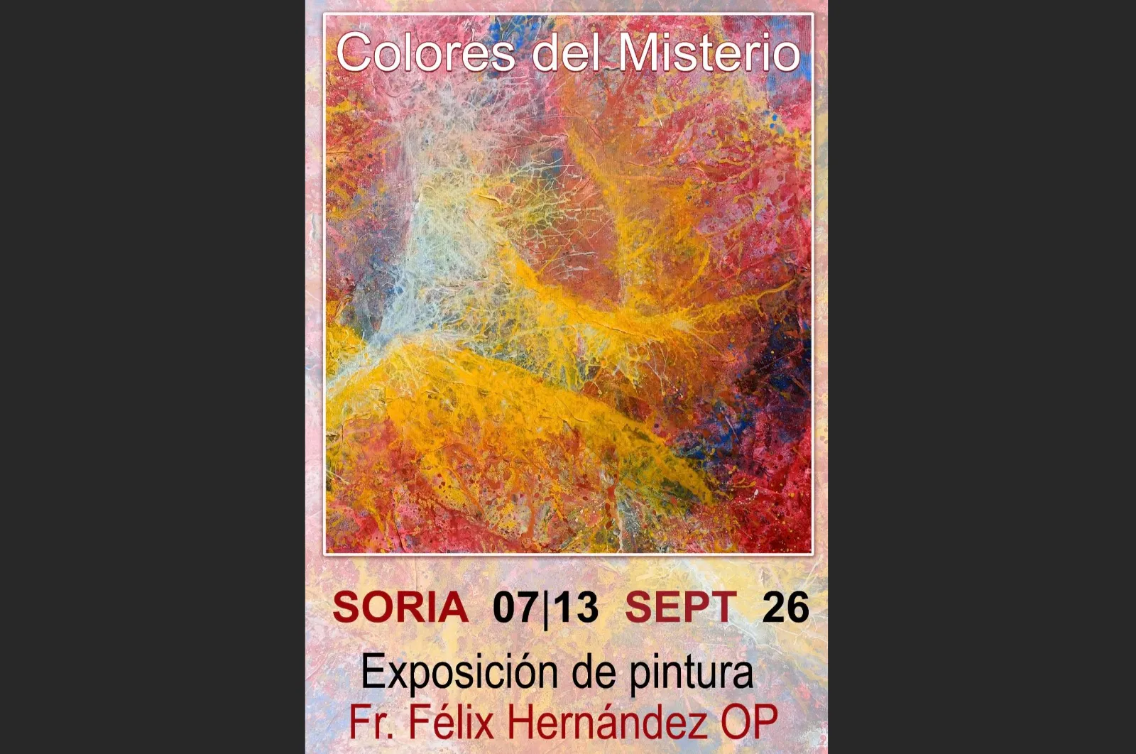 La pintura mística de Fray Félix Hernández llega a Soria