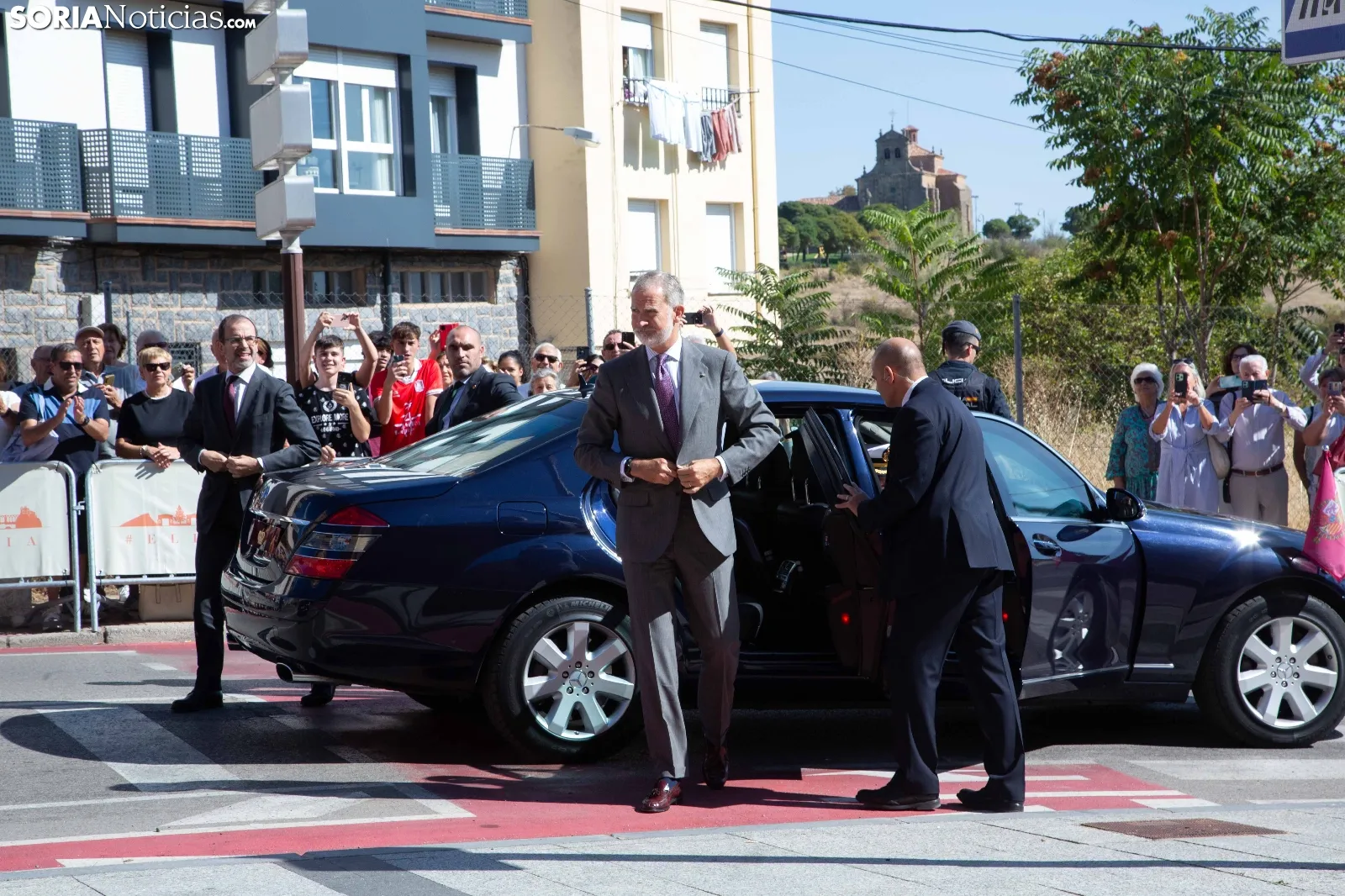 El tilo de Vallecas sirve al rey Felipe VI en Soria