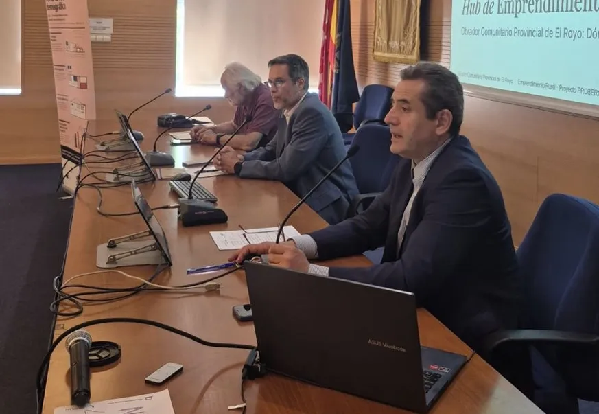 Una imagen de la presentación. 