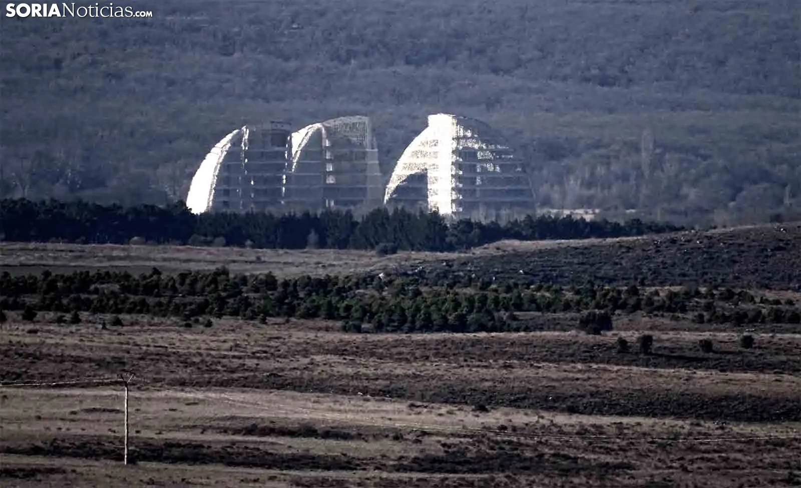 Una imagen de las cúpulas de Garray. /PC