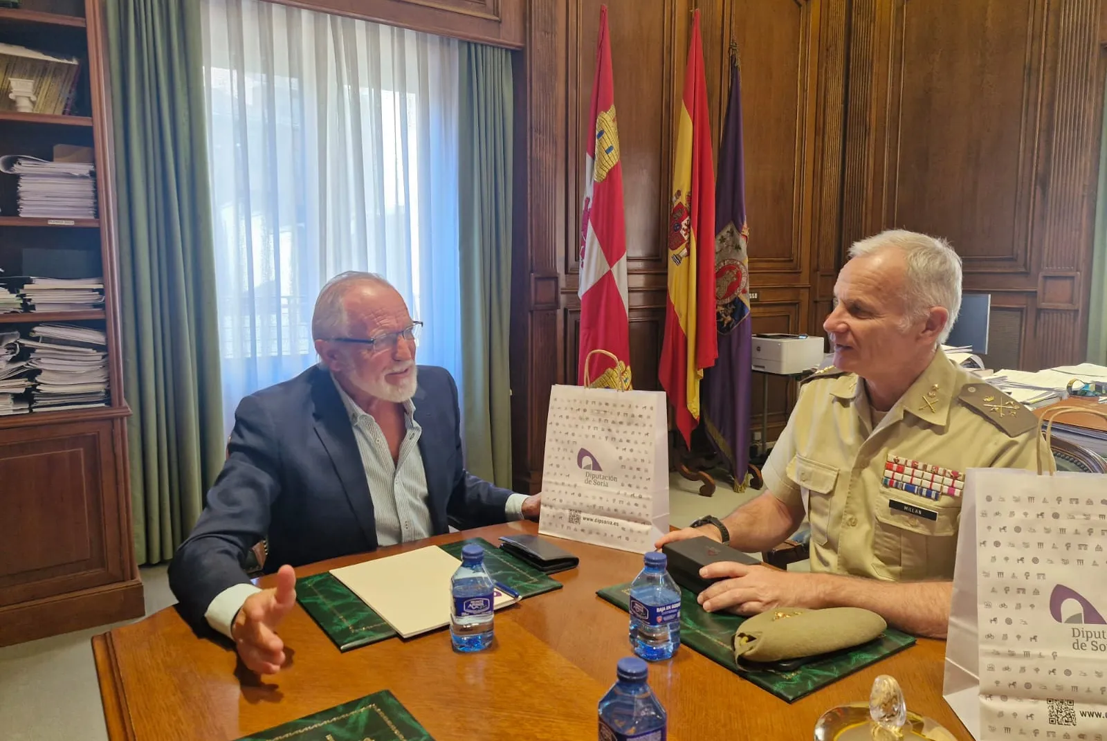  La Diputación y el Ejército estrechan lazos en la capital