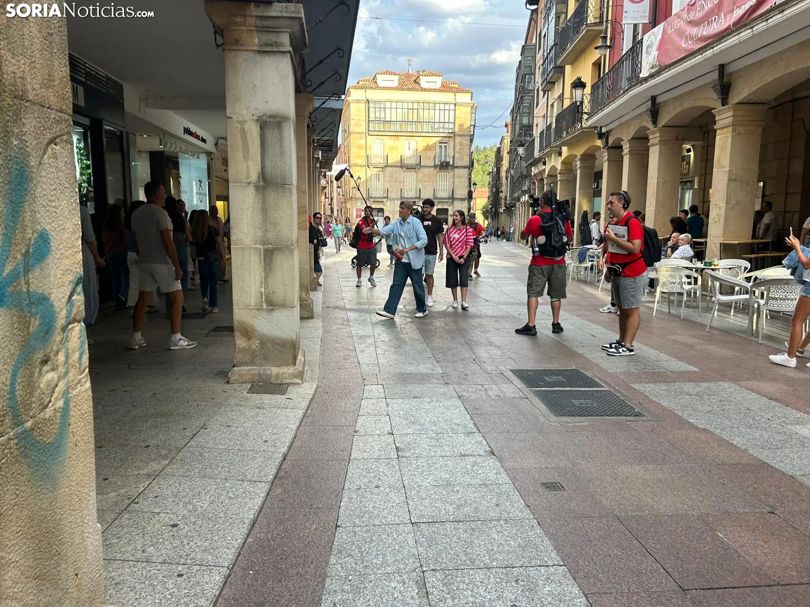 Xuso Jones en el centro de Soria.