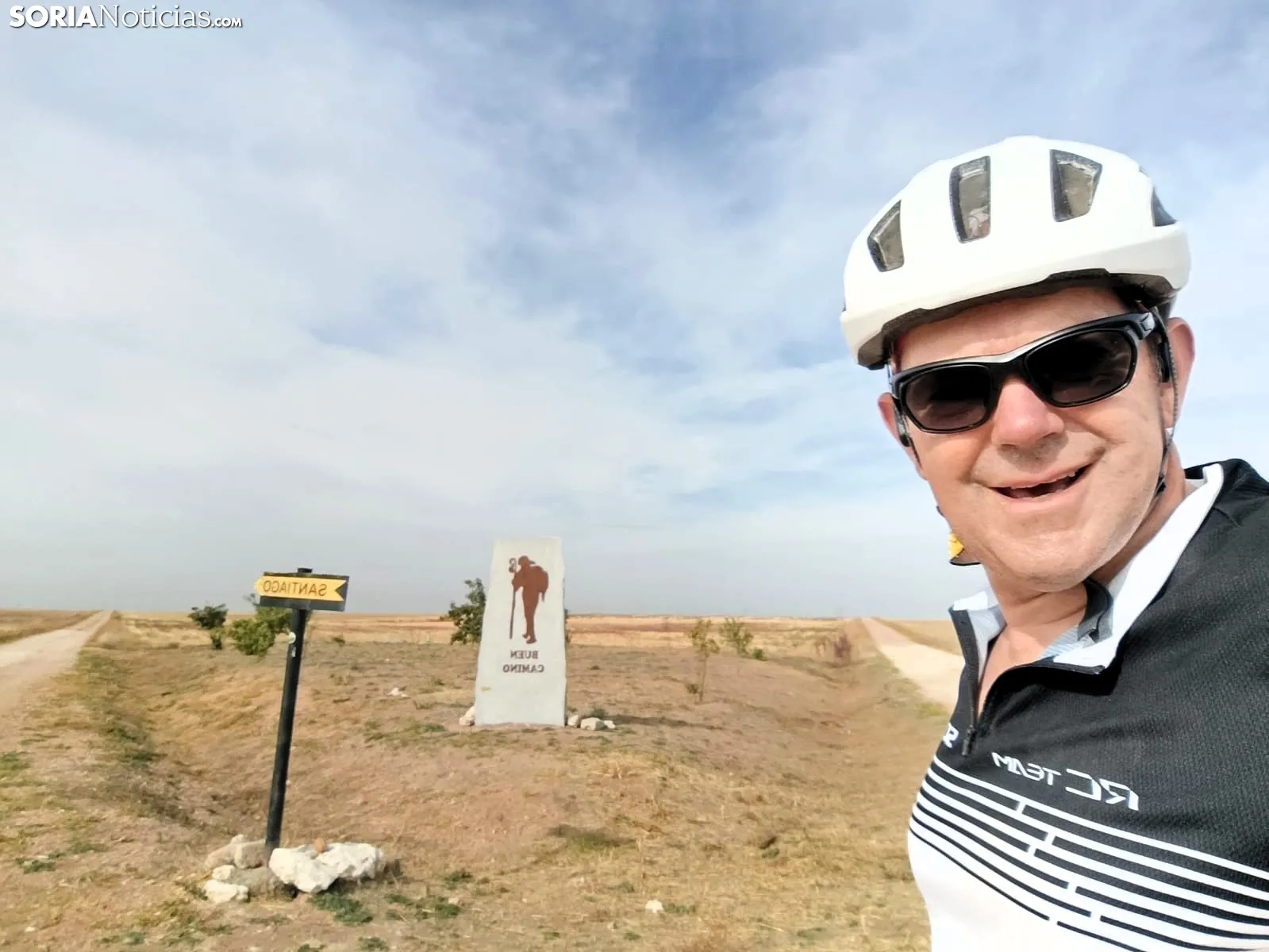 Octava  etapa: más de 1.300 euros recaudados  para ASPACE y la mitad del camino recorrido