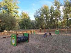 Foto 3 - Catorce obst&aacute;culos para perros en el nuevo parque de 'Agility' que estrena hoy Almaz&aacute;n