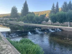 Imágenes del Duero a su paso por Salduero facilitadas por Soria ¡Ya!