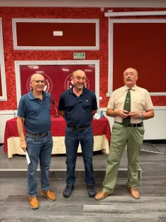 Imágenes de los galardonados cedidas por el Club San Saturio.