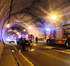 Foto 6 - As&iacute; fue el simulacro de accidente en el t&uacute;nel de Piqueras