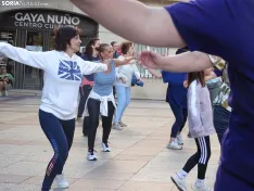 Una imagen de la master class hoy en la capital soriana. /PC