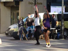 Una imagen de la master class hoy en la capital soriana. /PC