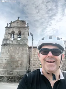 Imágenes cedidas por César de sus etapas entre Cáceres y Salamanca 