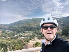 Imágenes cedidas por César de sus etapas entre Cáceres y Salamanca 
