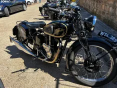 Foto 3 - Las motos hist&oacute;ricas hacen parada en Vinuesa