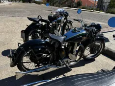 Foto 13 - Las motos hist&oacute;ricas hacen parada en Vinuesa
