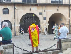 Manifestación de apoyo a Ceuta en Soria. 