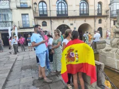 Manifestación de apoyo a Ceuta en Soria. 