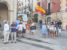 Manifestación de apoyo a Ceuta en Soria. 