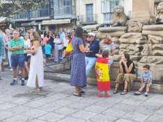 Manifestación de apoyo a Ceuta en Soria. 