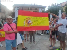 Manifestación de apoyo a Ceuta en Soria. 