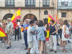 Manifestación de apoyo a Ceuta en Soria. 