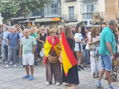 Manifestación de apoyo a Ceuta en Soria. 