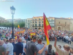 Manifestación de apoyo a Ceuta en Soria. 