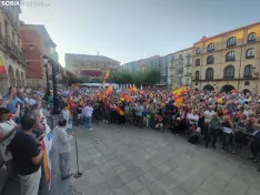 Manifestación de apoyo a Ceuta en Soria. 