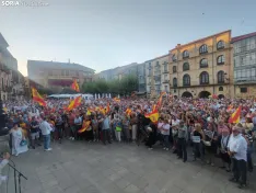 Manifestación de apoyo a Ceuta en Soria. 