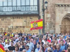Manifestación de apoyo a Ceuta en Soria. 