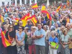 Manifestación de apoyo a Ceuta en Soria. 