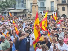 Manifestación de apoyo a Ceuta en Soria. 