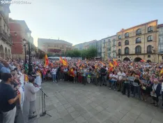 Manifestación de apoyo a Ceuta en Soria. 