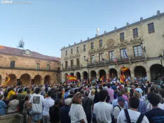Manifestación de apoyo a Ceuta en Soria. 