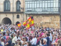 Manifestación de apoyo a Ceuta en Soria. 