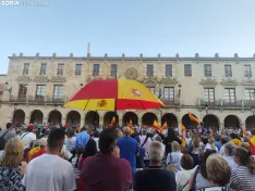 Manifestación de apoyo a Ceuta en Soria. 