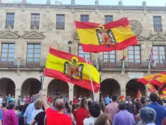 Manifestación de apoyo a Ceuta en Soria. 
