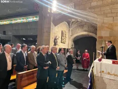 Foto 4 - Sello de hermandad definitivo: Las Siete Palabras de Soria y Zaragoza estrechan sus lazos de fe