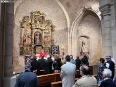 Foto 3 - Sello de hermandad definitivo: Las Siete Palabras de Soria y Zaragoza estrechan sus lazos de fe