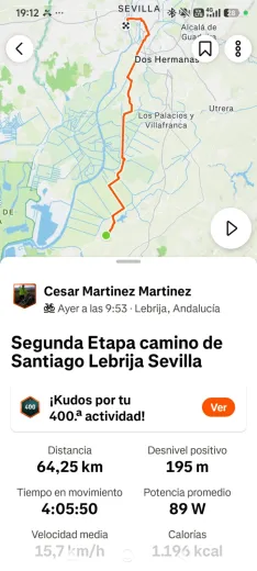 Foto 3 - C&eacute;sar convierte 1.200 kil&oacute;metros de viaje en esperanza para ASPACE Soria