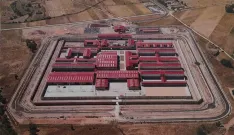 Vista aérea del centro penitenciario. 