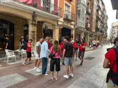 Xuso Jones en el centro de Soria.