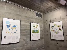Exposición 'La esfera del Agua' en la Sala B del Palacio de la Audiencia. 