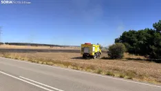 Foto 5 - Un incendio  en Cubo de la Solana moviliza a medios a&eacute;reos y terrestres