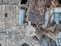 Una imagen a vista de dron proporcionada por los servicios municipales del área de Arquitectura. /AA 