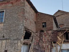 Una imagen a vista de dron proporcionada por los servicios municipales del área de Arquitectura. /AA 