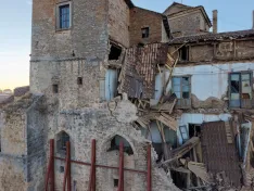 Una imagen a vista de dron proporcionada por los servicios municipales del área de Arquitectura. /AA 