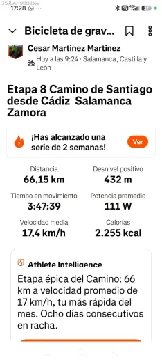 Imágenes de la etapa Salamanca a Zamora 