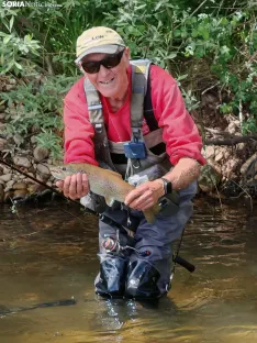 Imágenes de la Gala y de Jesús practicando su afición: la pesca |OA y JA